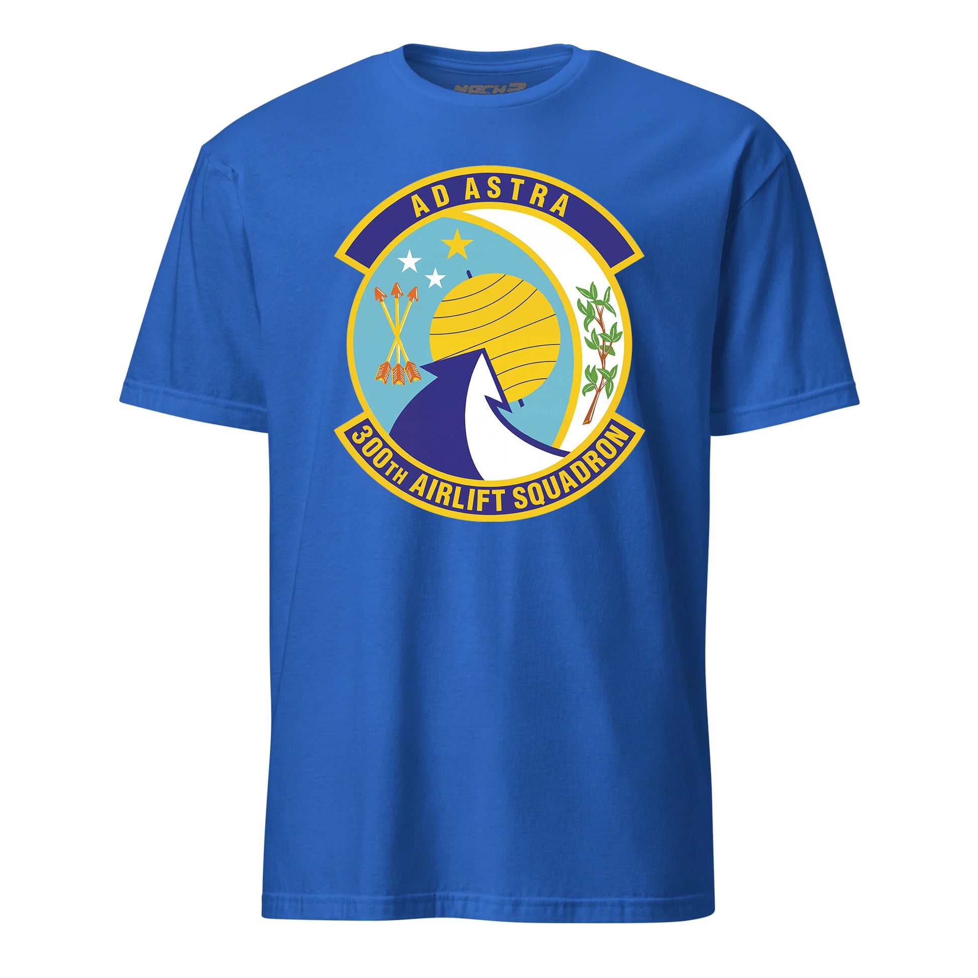 Mach2 Squadron Upload | 300TH AIRLIFT SQUADRON | T-Shirt | Royal | MACH-SHORT-SLEEVE-FRONT-ROYAL.jpg