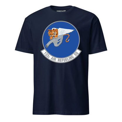 Mach2 Squadron Upload | 132ND AIR REFUELING SQUADRON | T-Shirt | Navy | MACH-SHORT-SLEEVE-FRONT-NAVY.jpg