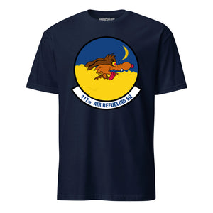 Mach2 Squadron Upload | 117TH AIR REFUELING SQUADRON | T-Shirt | Navy | MACH-SHORT-SLEEVE-FRONT-NAVY.jpg