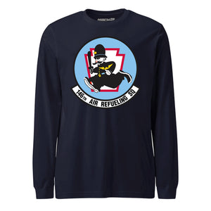 Mach2 Squadron Upload | 146TH AIR REFUELING SQUADRON | Long Sleeve | Navy | MACH-LONG-SLEEVE-FRONT-NAVY.jpg