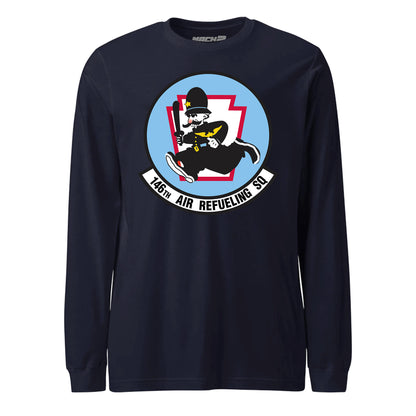 Mach2 Squadron Upload | 146TH AIR REFUELING SQUADRON | Long Sleeve | Navy | MACH-LONG-SLEEVE-FRONT-NAVY.jpg