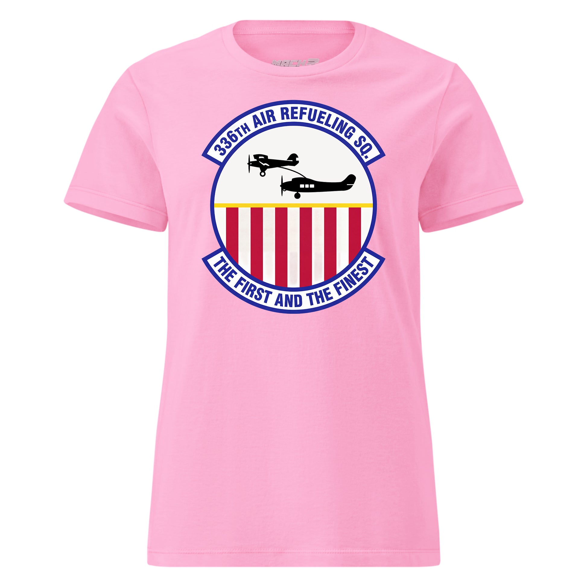 Mach2 Squadron Upload | 336TH AIR REFUELING SQUADRON | Womens | Pink | MACH-WOMENS-FRONT-PINK.jpg