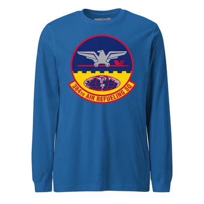 Mach2 Squadron Upload | 384TH AIR REFUELING SQUADRON | Long Sleeve | Royal | MACH-LONG-SLEEVE-FRONT-ROYAL.jpg
