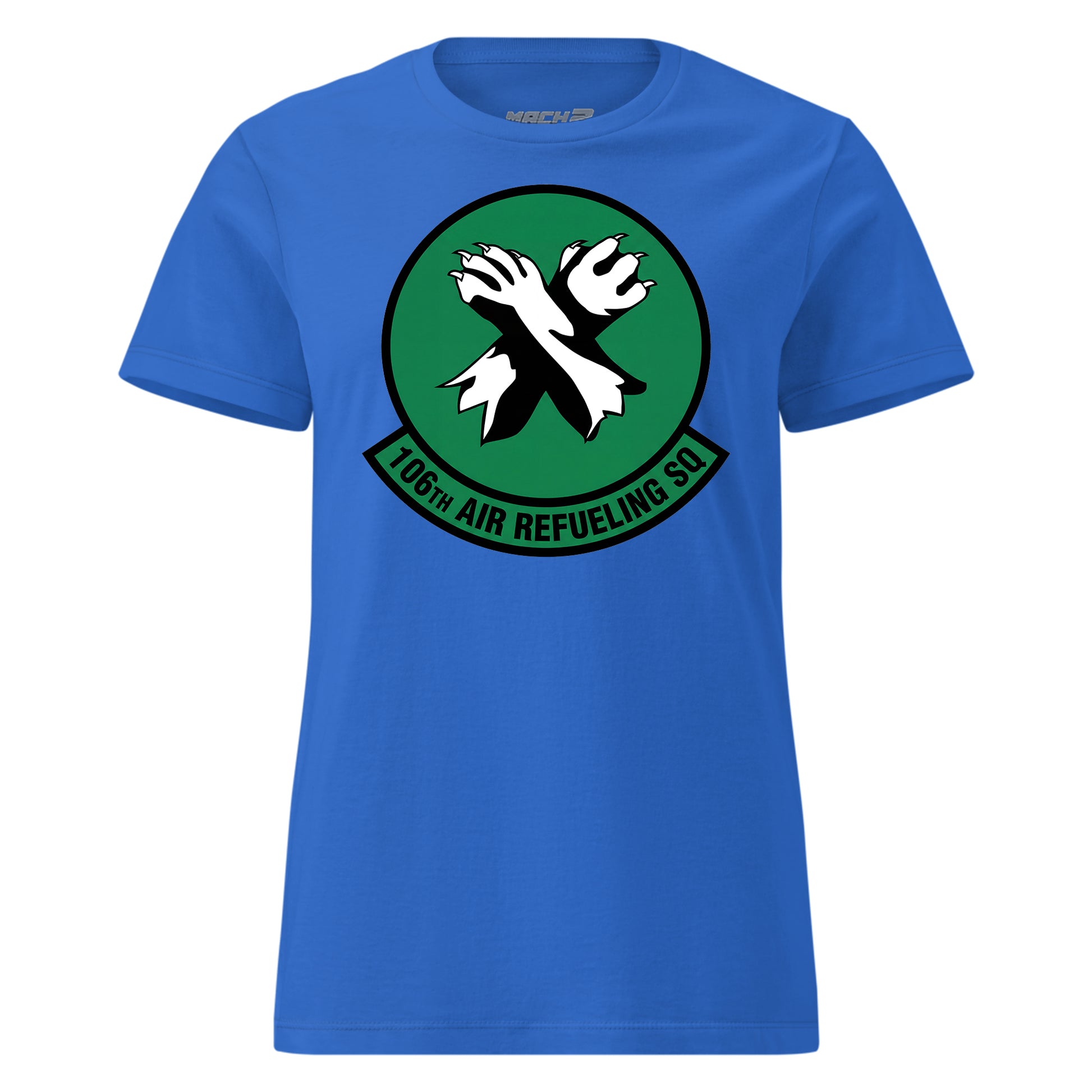 Mach2 Squadron Upload | 106TH AIR REFUELING SQUADRON | Womens | Royal | MACH-WOMENS-FRONT-ROYAL.jpg