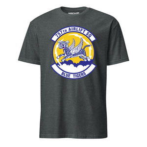 Mach2 Squadron Upload | 757TH AIRLIFT SQUADRON | T-Shirt | Charcoal Heather | MACH-SHORT-SLEEVE-FRONT-CHARCOAL.jpg