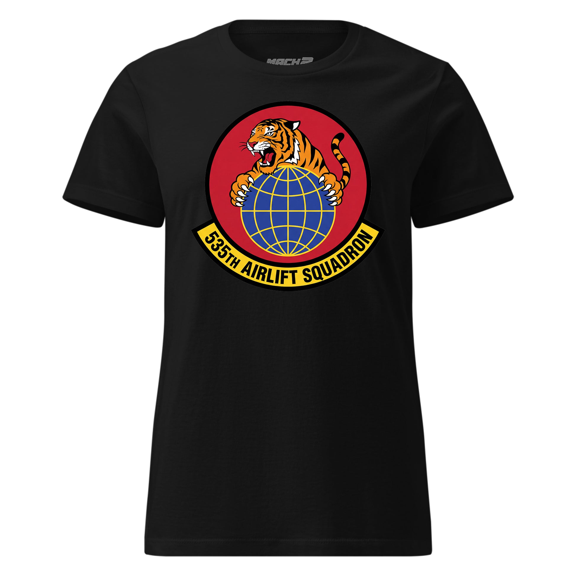 Mach2 Squadron Upload | 535TH AIRLIFT SQUADRON | Womens | Black | MACH-WOMENS-FRONT-BLACK.jpg