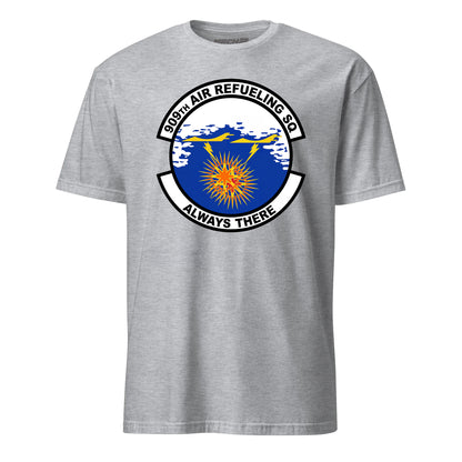 Mach2 Squadron Upload | 909TH AIR REFUELING SQUADRON | T-Shirt | Heather Grey | MACH-SHORT-SLEEVE-FRONT-GREY.jpg