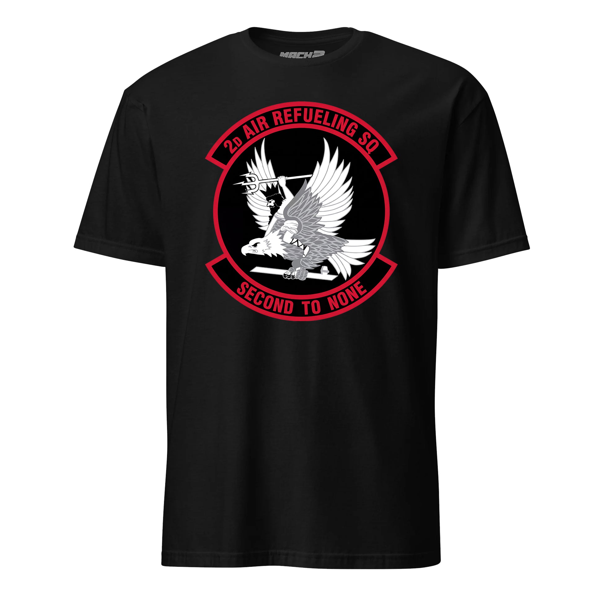 Mach2 Squadron Upload | 2ND AIR REFUELING SQUADRON | T-Shirt | Black | MACH-SHORT-SLEEVE-FRONT-BLACK.jpg
