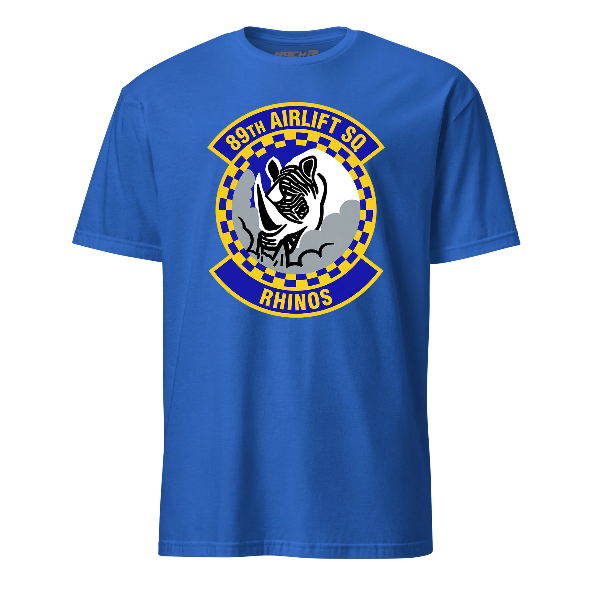 Mach2 Squadron Upload | 89TH AIRLIFT SQUADRON | T-Shirt | Royal | MACH-SHORT-SLEEVE-FRONT-ROYAL.jpg