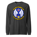 Mach2 Squadron Upload | 54TH AIRLIFT SQUADRON | Long Sleeve | Charcoal Heather | MACH-LONG-SLEEVE-FRONT-CHARCOAL.jpg