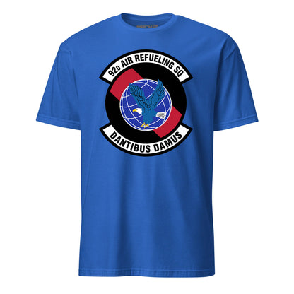Mach2 Squadron Upload | 92ND AIR REFUELING SQUADRON | T-Shirt | Royal | MACH-SHORT-SLEEVE-FRONT-ROYAL.jpg