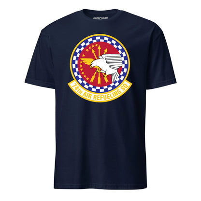 Mach2 Squadron Upload | 74TH AIR REFUELING SQUADRON | T-Shirt | Navy | MACH-SHORT-SLEEVE-FRONT-NAVY.jpg
