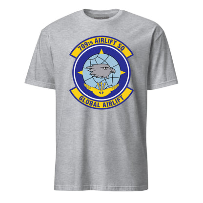 Mach2 Squadron Upload | 709TH AIRLIFT SQUADRON | T-Shirt | Heather Grey | MACH-SHORT-SLEEVE-FRONT-GREY.jpg