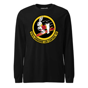 Mach2 Squadron Upload | 970TH AIRBORNE AIR CONTROL SQUADRON | Long Sleeve | Black | MACH-LONG-SLEEVE-FRONT-BLACK.jpg