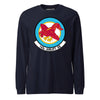 143rd Airlift Squadron Long Sleeve T-Shirt - Navy