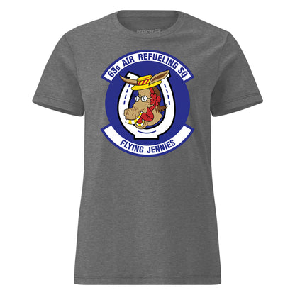 Mach2 Squadron Upload | 63RD AIR REFUELING SQUADRON | Womens | Charcoal Heather | MACH-WOMENS-FRONT-CHARCOAL.jpg