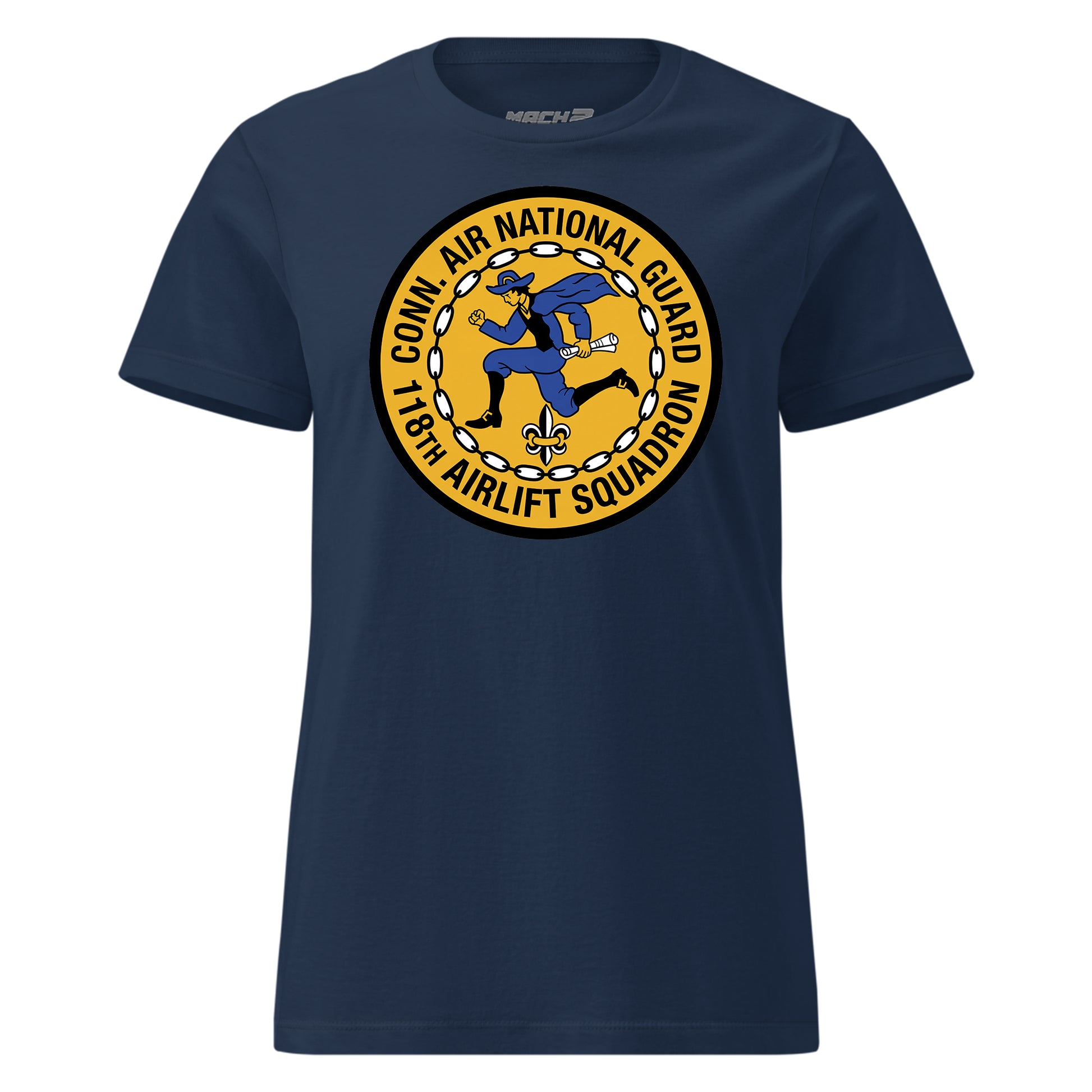Mach2 Squadron Upload | 118TH AIRLIFT SQUADRON | Womens | Navy | MACH-WOMENS-FRONT-NAVY.jpg