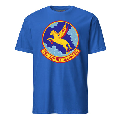 Mach2 Squadron Upload | 76TH AIR REFUELING SQUADRON | T-Shirt | Royal | MACH-SHORT-SLEEVE-FRONT-ROYAL.jpg