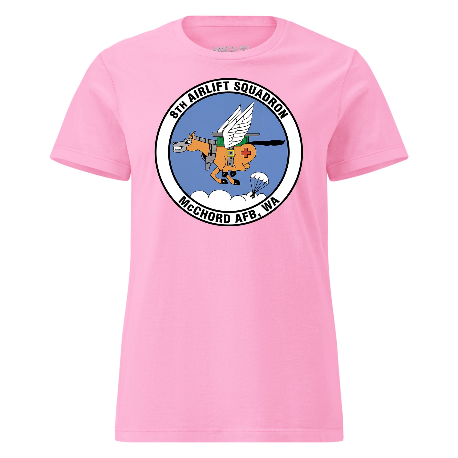 Mach2 Squadron Upload | 8TH AIRLIFT SQUADRON | Womens | Pink | MACH-WOMENS-FRONT-PINK.jpg