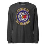 Mach2 Squadron Upload | 732ND AIRLIFT SQUADRON | Long Sleeve | Charcoal Heather | MACH-LONG-SLEEVE-FRONT-CHARCOAL.jpg