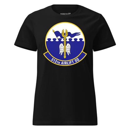 Mach2 Squadron Upload | 312TH AIRLIFT SQUADRON | Womens | Black | MACH-WOMENS-FRONT-BLACK.jpg
