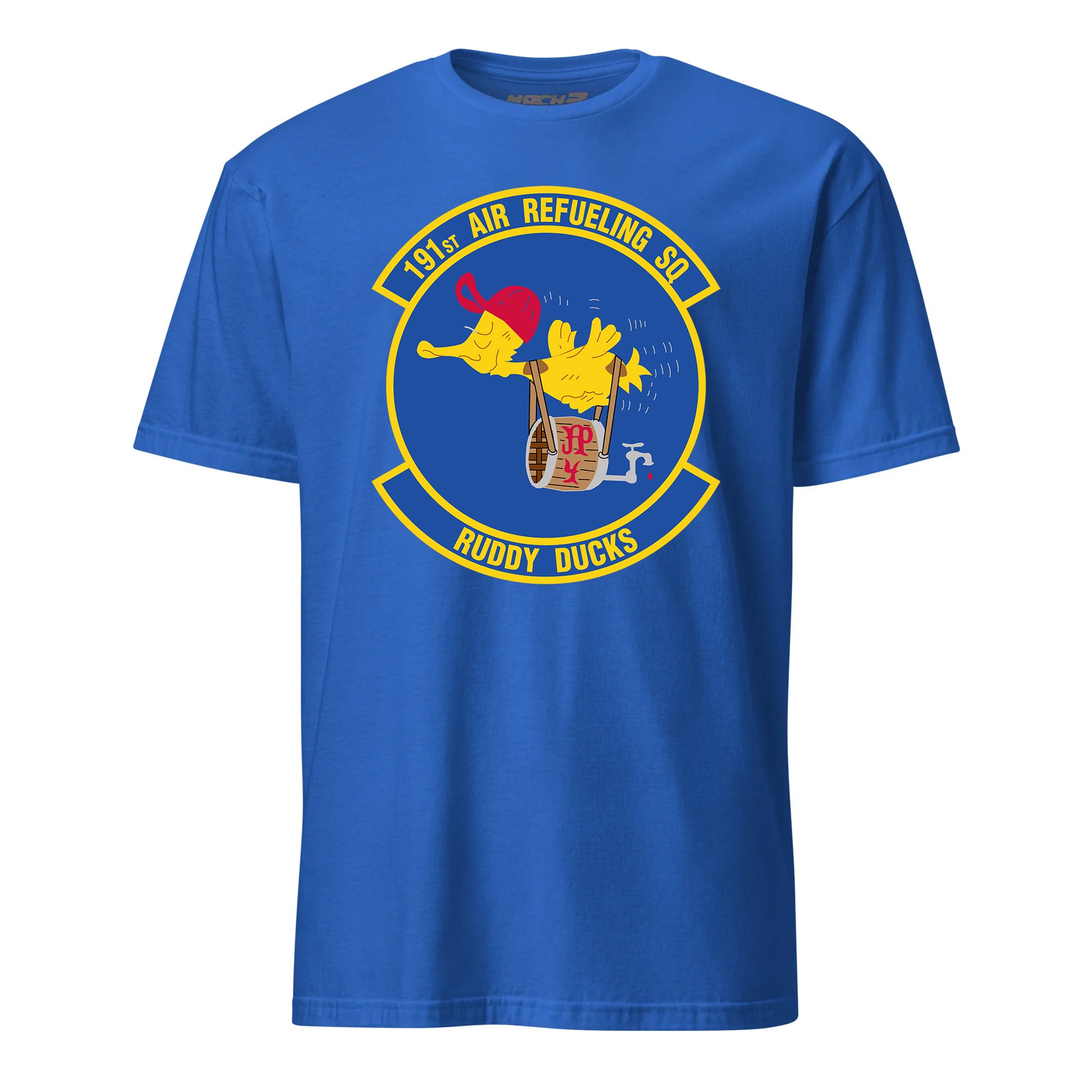 Mach2 Squadron Upload | 191ST AIR REFUELING SQUADRON | T-Shirt | Royal | MACH-SHORT-SLEEVE-FRONT-ROYAL.jpg