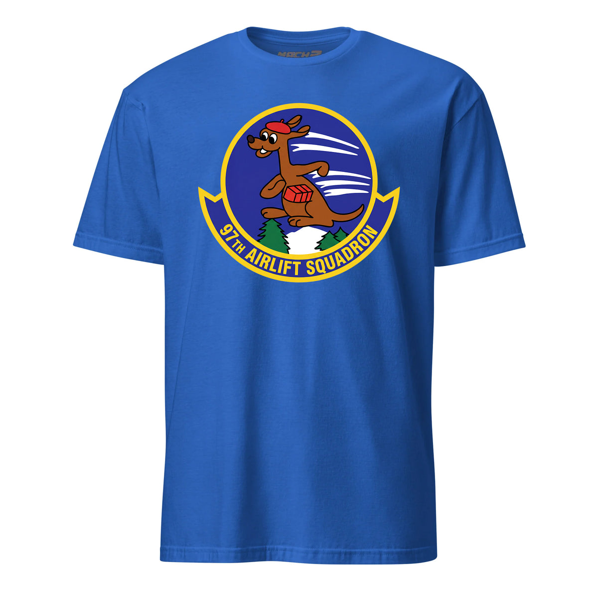 Mach2 Squadron Upload | 97TH AIRLIFT SQUADRON | T-Shirt | Royal | MACH-SHORT-SLEEVE-FRONT-ROYAL.jpg