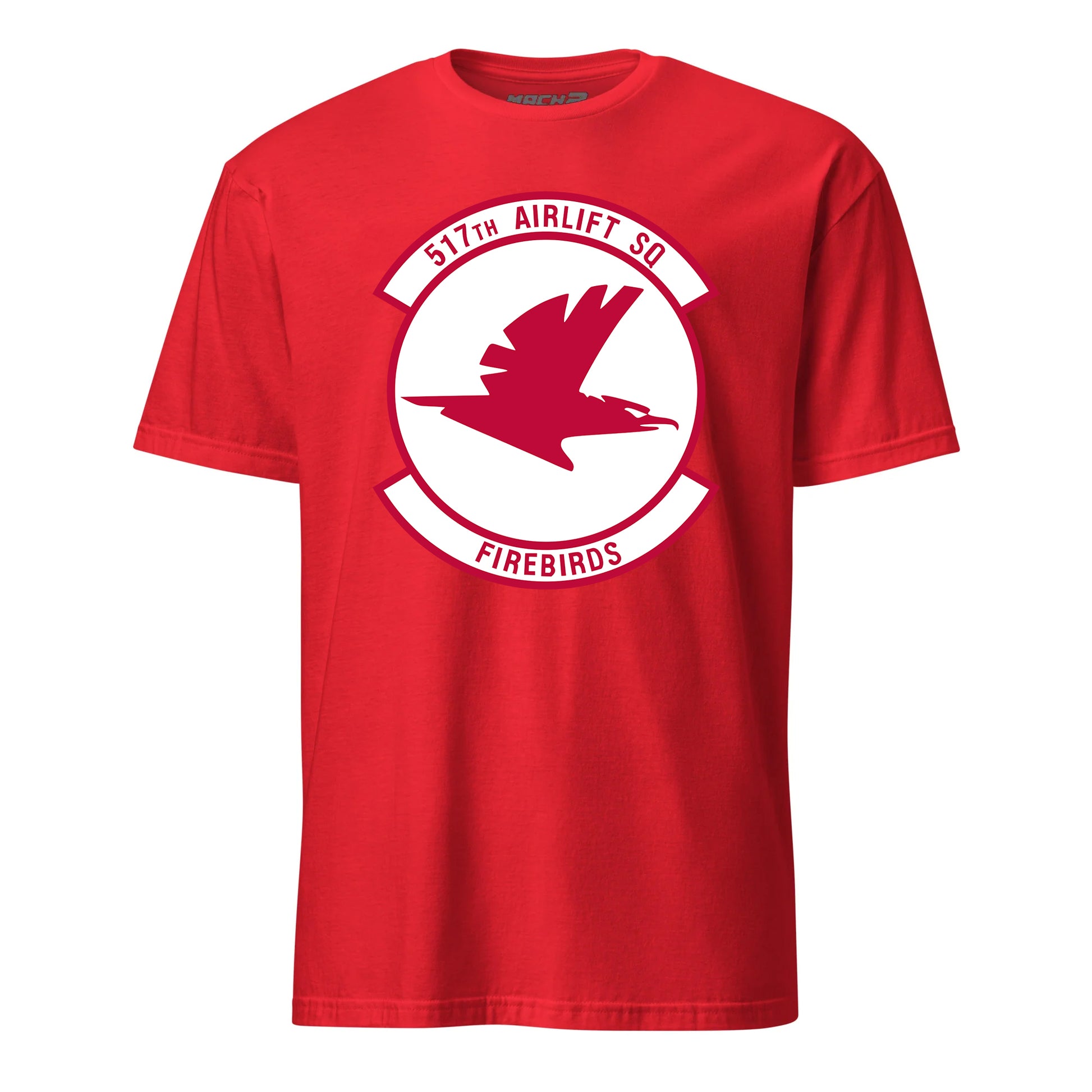 Mach2 Squadron Upload | 517TH AIRLIFT SQUADRON | T-Shirt | Red | MACH-SHORT-SLEEVE-FRONT-RED.jpg