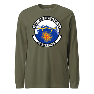 Mach2 Squadron Upload | 909TH AIR REFUELING SQUADRON | Long Sleeve | OD Green | MACH-LONG-SLEEVE-FRONT-OD.jpg