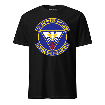 Mach2 Squadron Upload | 32ND AIR REFUELING SQUADRON | T-Shirt | Black | MACH-SHORT-SLEEVE-FRONT-BLACK.jpg