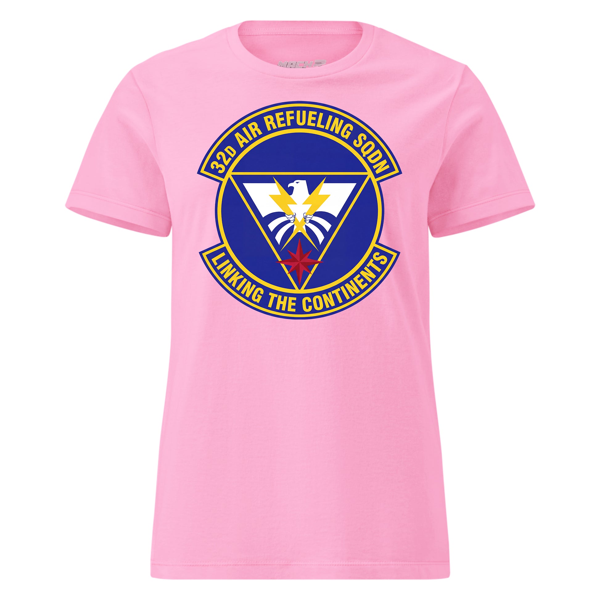 Mach2 Squadron Upload | 32ND AIR REFUELING SQUADRON | Womens | Pink | MACH-WOMENS-FRONT-PINK.jpg