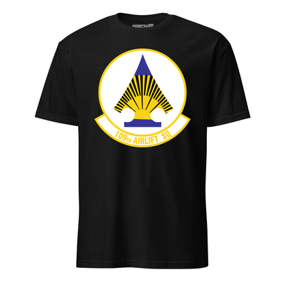 Mach2 Squadron Upload | 109TH AIRLIFT SQUADRON | T-Shirt | Black | MACH-SHORT-SLEEVE-FRONT-BLACK.jpg