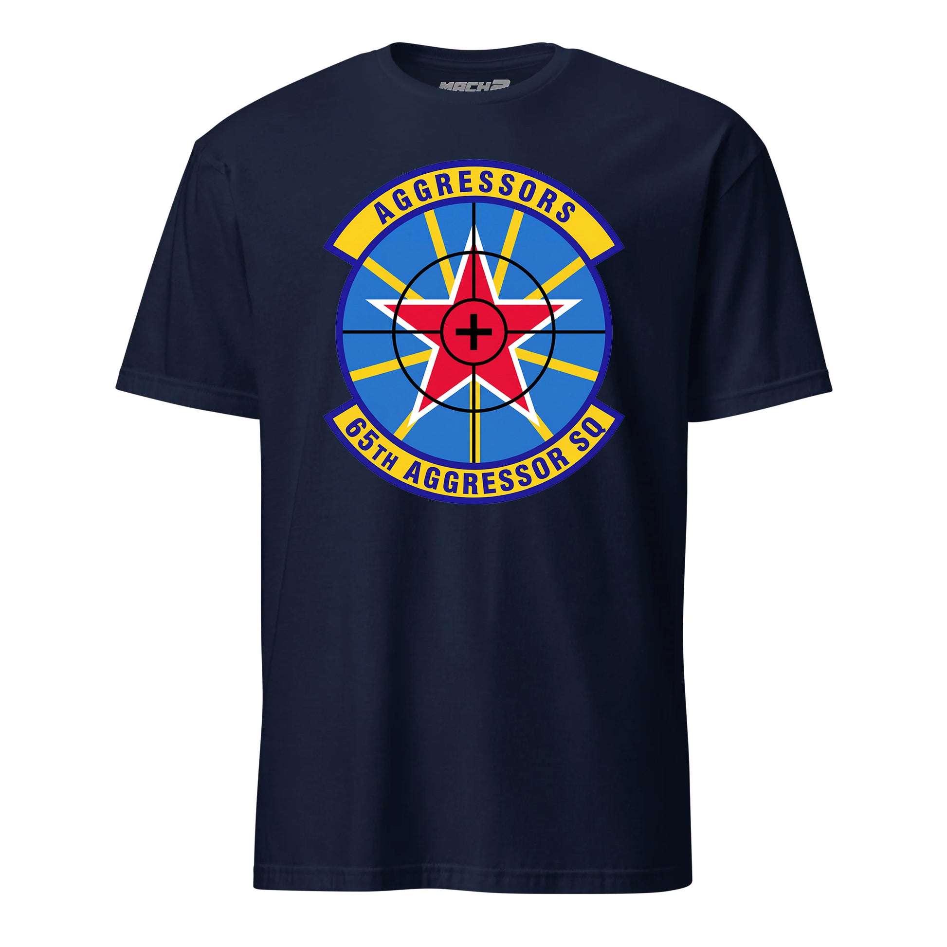 65th Aggressor Squadron short sleeve T-shirt in Navy