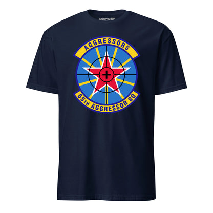 65th Aggressor Squadron short sleeve T-shirt in Navy