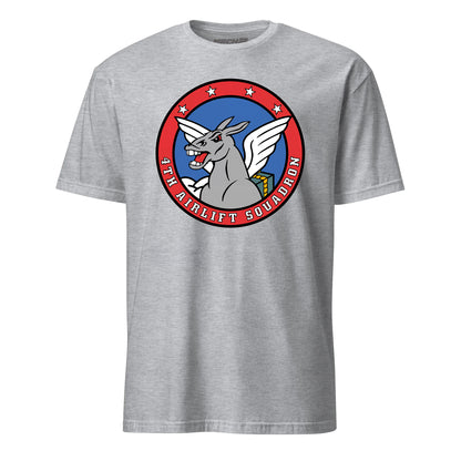 Mach2 Squadron Upload | 4TH AIRLIFT SQUADRON | T-Shirt | Heather Grey | MACH-SHORT-SLEEVE-FRONT-GREY.jpg