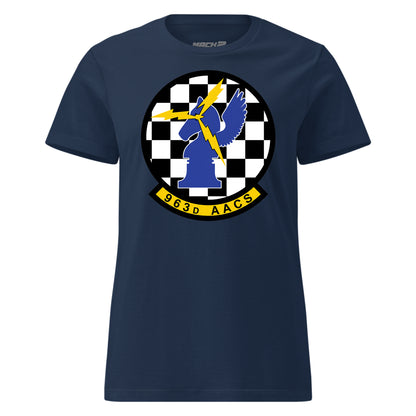 Mach2 Squadron Upload | 963RD AIRBORNE AIR CONTROL SQUADRON | Womens | Navy | MACH-WOMENS-FRONT-NAVY.jpg