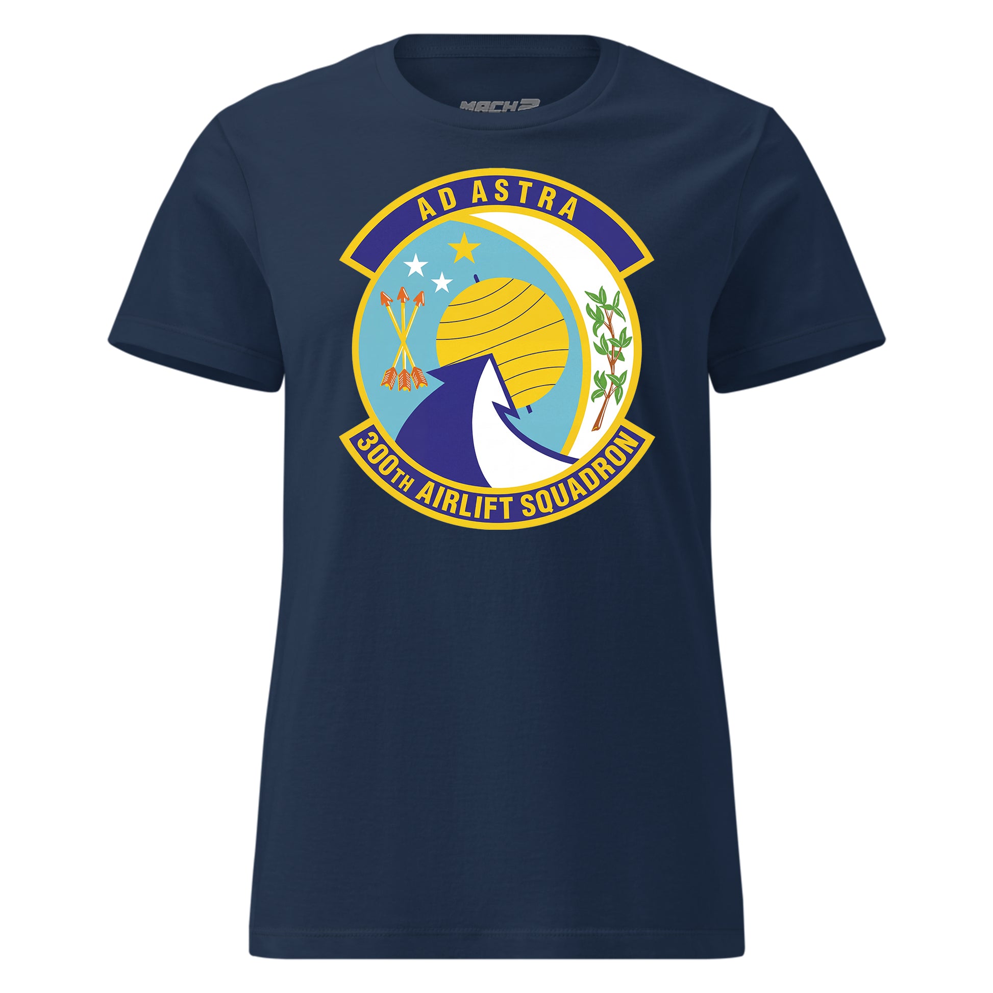 Mach2 Squadron Upload | 300TH AIRLIFT SQUADRON | Womens | Navy | MACH-WOMENS-FRONT-NAVY.jpg