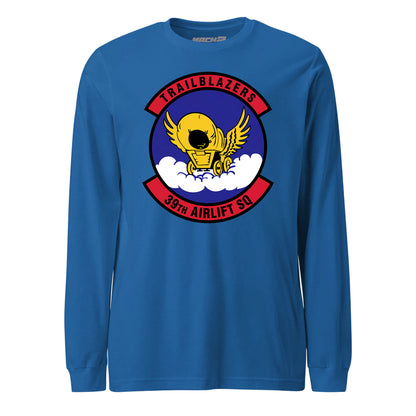 Mach2 Squadron Upload | 39TH AIRLIFT SQUADRON | Long Sleeve | Royal | MACH-LONG-SLEEVE-FRONT-ROYAL.jpg