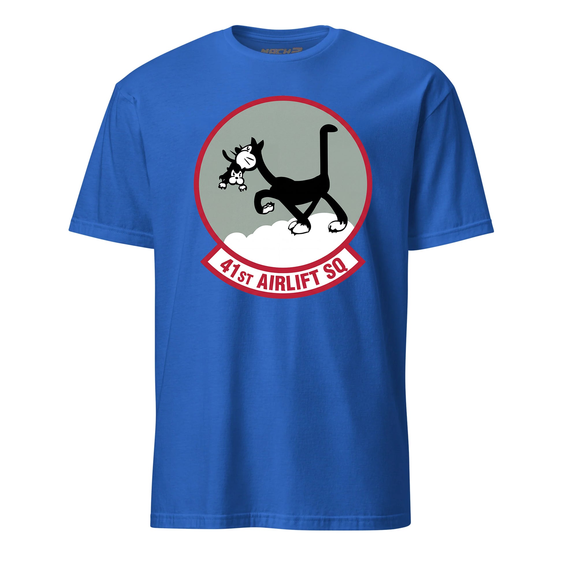 Mach2 Squadron Upload | 41ST AIRLIFT SQUADRON | T-Shirt | Royal | MACH-SHORT-SLEEVE-FRONT-ROYAL.jpg