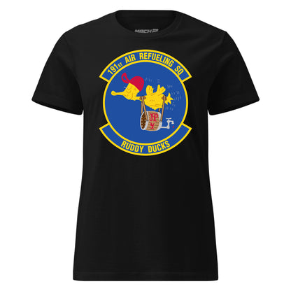 Mach2 Squadron Upload | 191ST AIR REFUELING SQUADRON | Womens | Black | MACH-WOMENS-FRONT-BLACK.jpg