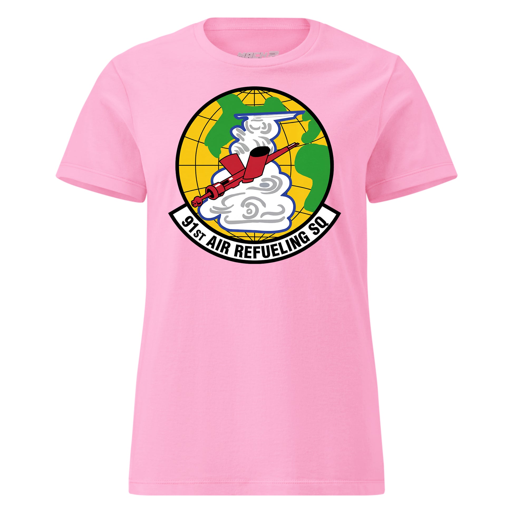 Mach2 Squadron Upload | 91ST AIR REFUELING SQUADRON | Womens | Pink | MACH-WOMENS-FRONT-PINK.jpg