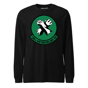 Mach2 Squadron Upload | 106TH AIR REFUELING SQUADRON | Long Sleeve | Black | MACH-LONG-SLEEVE-FRONT-BLACK.jpg