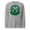 106th Air Refueling Squadron Long Sleeve T-Shirt - Heather Grey