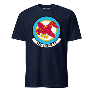 Mach2 Squadron Upload | 143RD AIRLIFT SQUADRON | T-Shirt | Navy | MACH-SHORT-SLEEVE-FRONT-NAVY.jpg