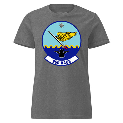 Mach2 Squadron Upload | 960TH AIRBORNE AIR CONTROL SQUADRON | Womens | Charcoal Heather | MACH-WOMENS-FRONT-CHARCOAL.jpg