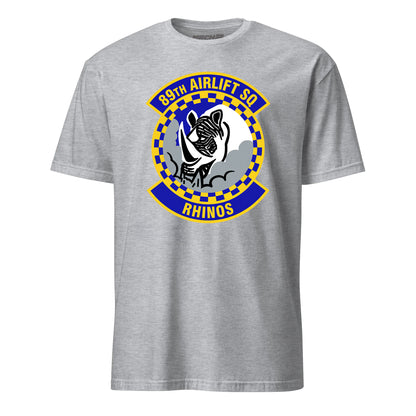 Mach2 Squadron Upload | 89TH AIRLIFT SQUADRON | T-Shirt | Heather Grey | MACH-SHORT-SLEEVE-FRONT-GREY.jpg