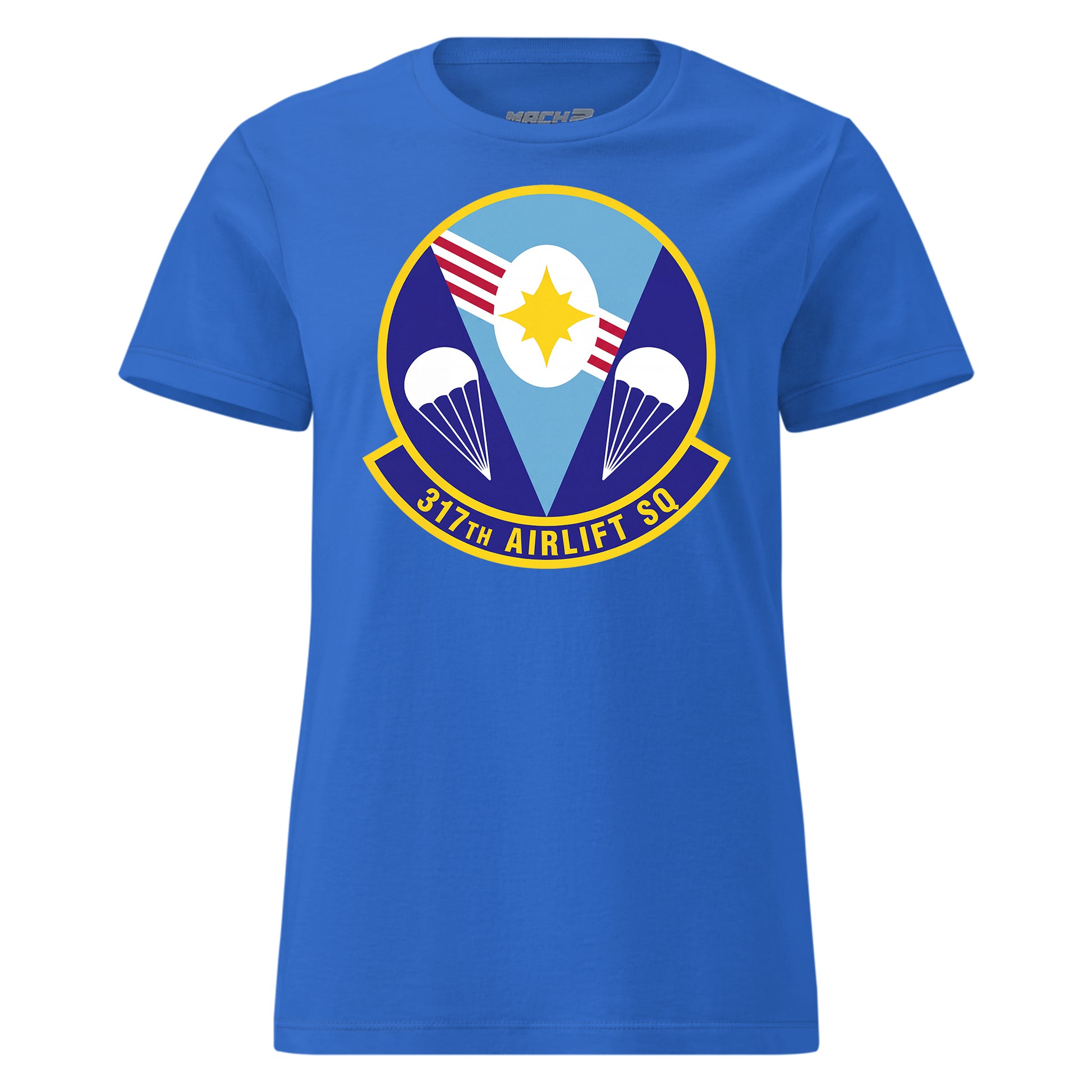 Mach2 Squadron Upload | 317TH AIRLIFT SQUADRON | Womens | Royal | MACH-WOMENS-FRONT-ROYAL.jpg