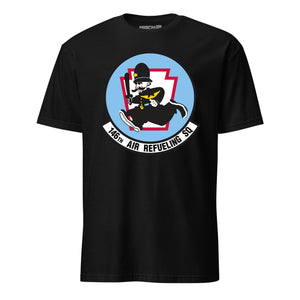 Mach2 Squadron Upload | 146TH AIR REFUELING SQUADRON | T-Shirt | Black | MACH-SHORT-SLEEVE-FRONT-BLACK.jpg