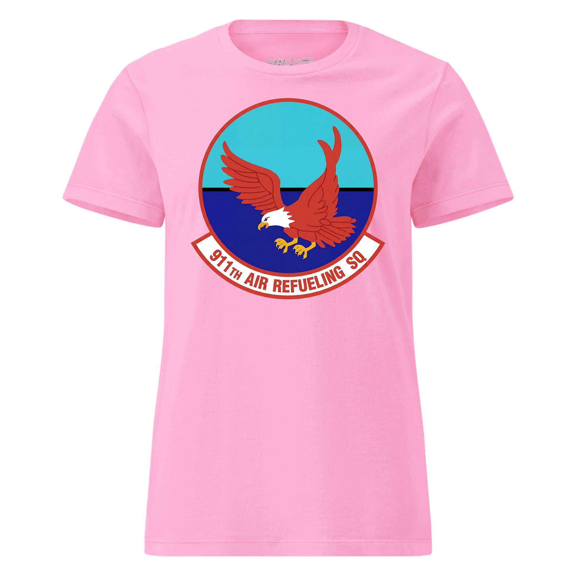 Mach2 Squadron Upload | 911TH AIR REFUELING SQUADRON | Womens | Pink | MACH-WOMENS-FRONT-PINK.jpg