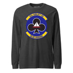 Mach2 Squadron Upload | 62ND AIRLIFT SQUADRON | Long Sleeve | Charcoal Heather | MACH-LONG-SLEEVE-FRONT-CHARCOAL.jpg